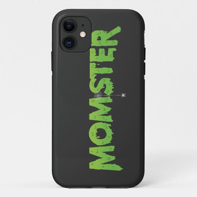Halloween Familienkupplung Funny Mama Momster Case-Mate iPhone Hülle (Rückseite)