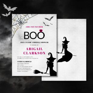 Halloween fand sie ihr Boo-Brautparty Einladung