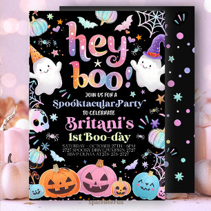 Halloween Fantôme Anniversaire Invitation Party He
