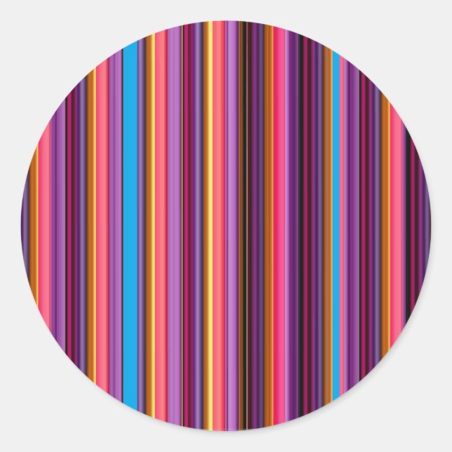 Halloween-Farben gestrichen Runder Aufkleber (Vorderseite)