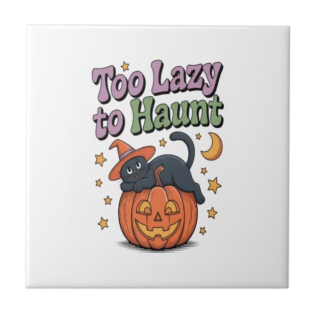 Halloween-Faulgeist Fliese (Vorderseite)