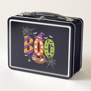 Halloween Faultier Boo Faul Essential T-Shirt Metall Brotdose