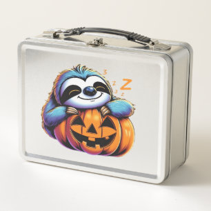 Halloween Faultier-Liebhaber-Kostüm Essential T-Sh Metall Brotdose