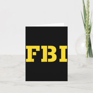 Halloween FBI Kostüm Idee - Lustiges DIY Halloween Karte