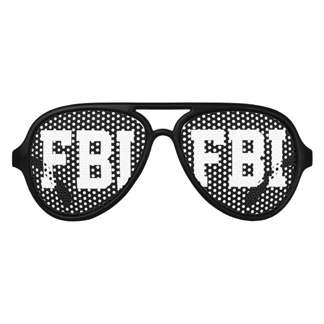 Halloween FBI Kostümtöne Party | Schwarze Brillen (Vorderseite)