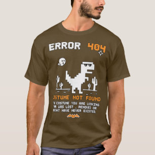 Halloween Fehler 404 Kostüm nicht gefunden Coding  T-Shirt