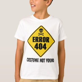 Halloween-Fehler 404 Kostüm wurde nicht gefunden T-Shirt