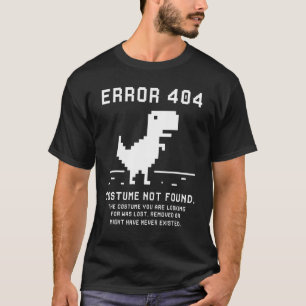 Halloween-Fehler 404 Kostümkodierungsprogramm nich T-Shirt