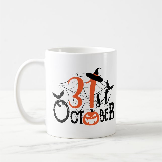 Halloween-Feier am 31. Oktober Kaffeetasse (Links)