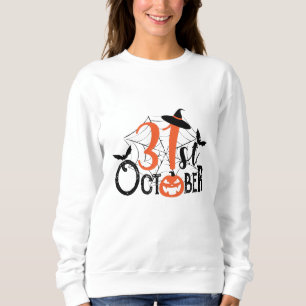 Halloween-Feier am 31. Oktober Sweatshirt