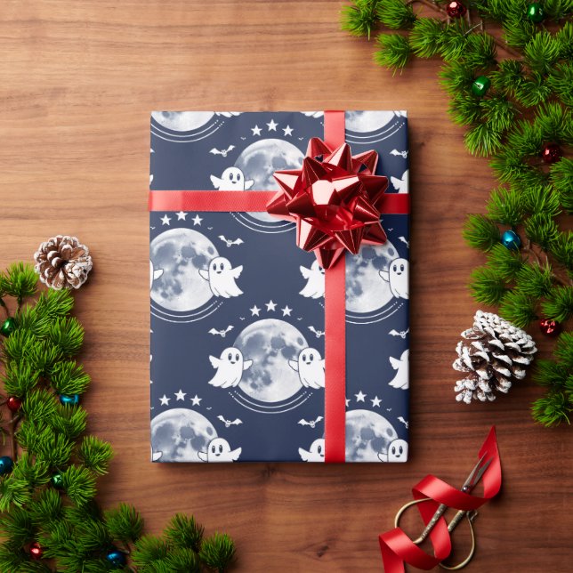 Halloween-Feier Geschenkpapier (Feiertagsgeschenk)