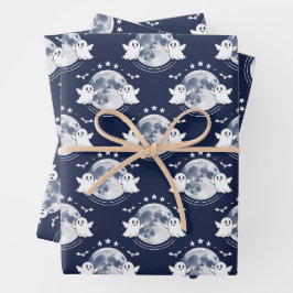 Halloween-Feier Geschenkpapier Set