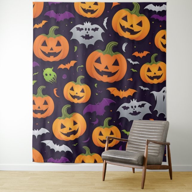 Halloween-Feiern Wandteppich (Beispiel)