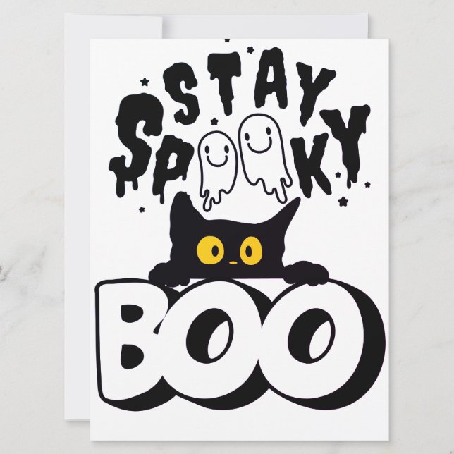 HALLOWEEN FEIERTAGSKARTE (Vorderseite)