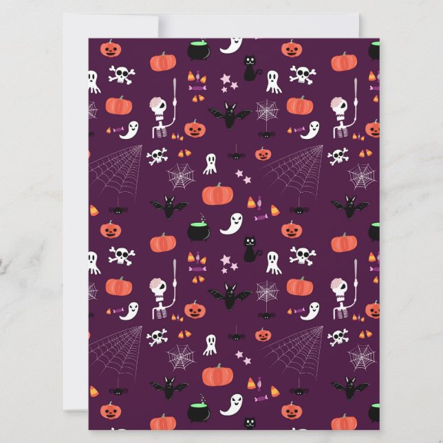 Halloween Feiertagskarte (Vorderseite)