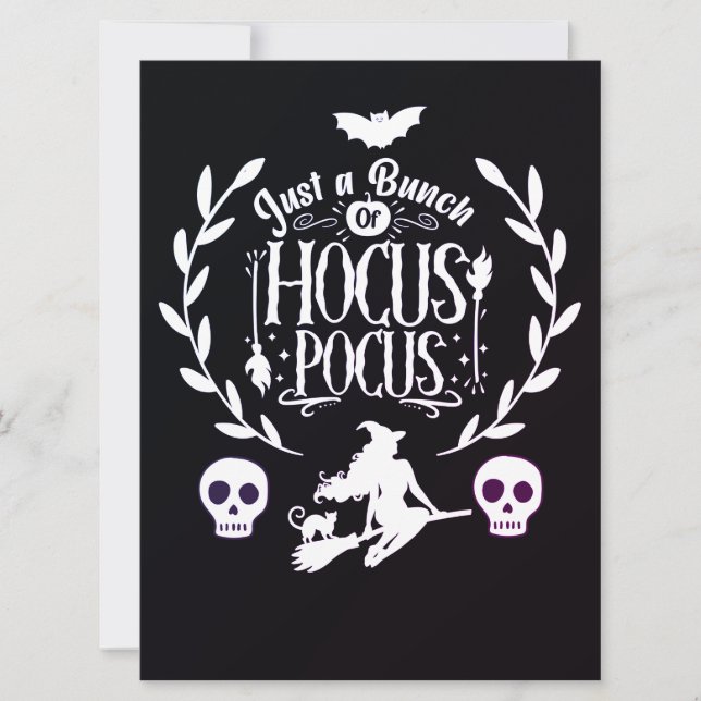 HALLOWEEN FEIERTAGSKARTE (Vorderseite)