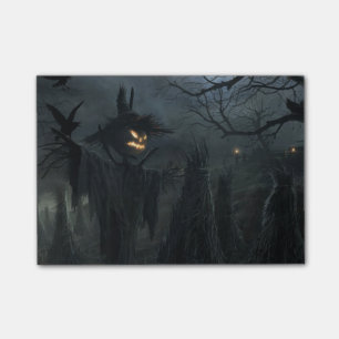 Halloween-Feld des Todes Post-it Klebezettel