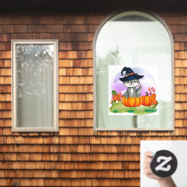 Halloween-Fensterklammer Fensteraufkleber