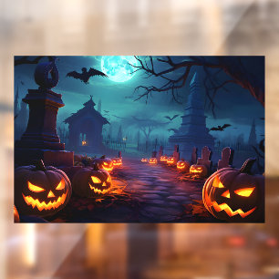 Halloween-Fensterklammer Fensteraufkleber