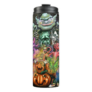 Halloween-Fensterklammer Thermosbecher