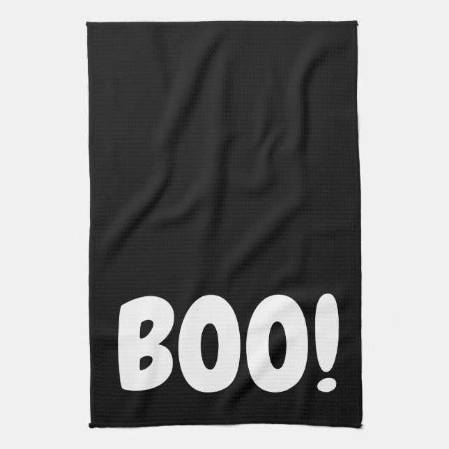 HALLOWEEN FERIENURLAUB GRAFIK BOO KÜCHE DUSCHE TOW HANDTUCH (Vertikal)