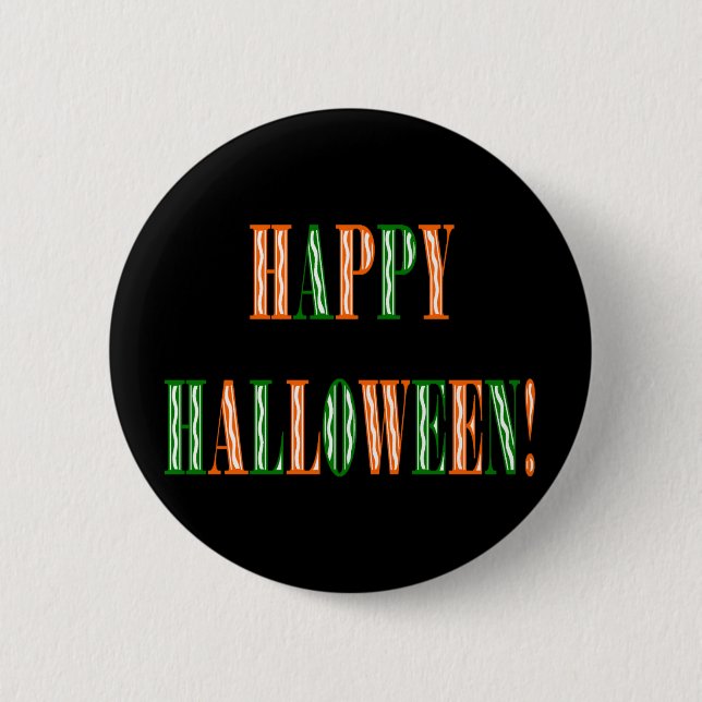 Halloween Festival Text Button (Vorderseite)