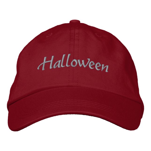 Halloween-festliche Touch zu Ihrem Fest-Hat Bestickte Baseballkappe (Vorderseite)