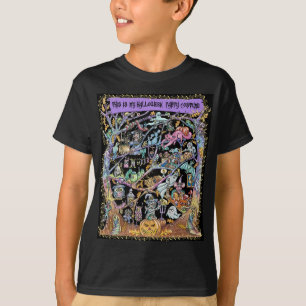Halloween fête fun détail hammam punk T-shirt