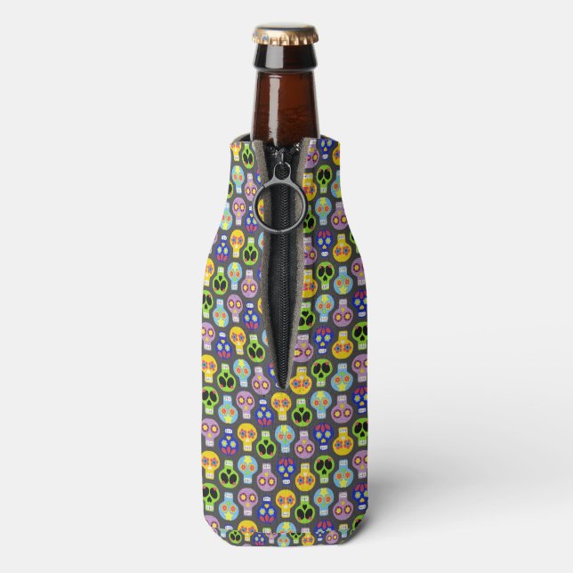 Halloween Flaschenkühler (Flasche Rückseite)
