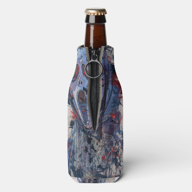 Halloween Flaschenkühler (Flasche Rückseite)