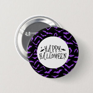 Halloween-Fledermaus-Anstecknadel Button