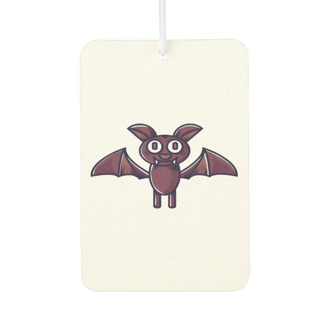Halloween-Fledermaus Autolufterfrischer (Vorderseite)