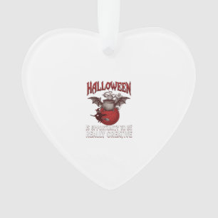 Halloween Fledermaus geflügelter Kessel fliegende Ornament