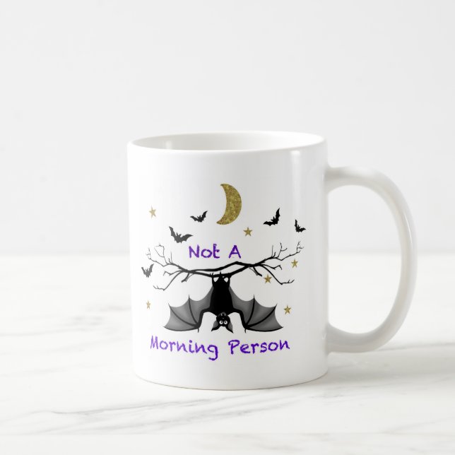 Halloween-Fledermaus-Tasse Kaffeetasse (Rechts)