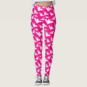 Halloween-Fledermäuse cooles, rosa und leckeres Mu Leggings