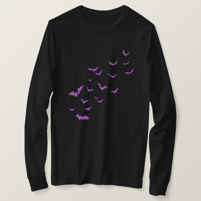Halloween-Fledermäuse T-Shirt (Design vorne)