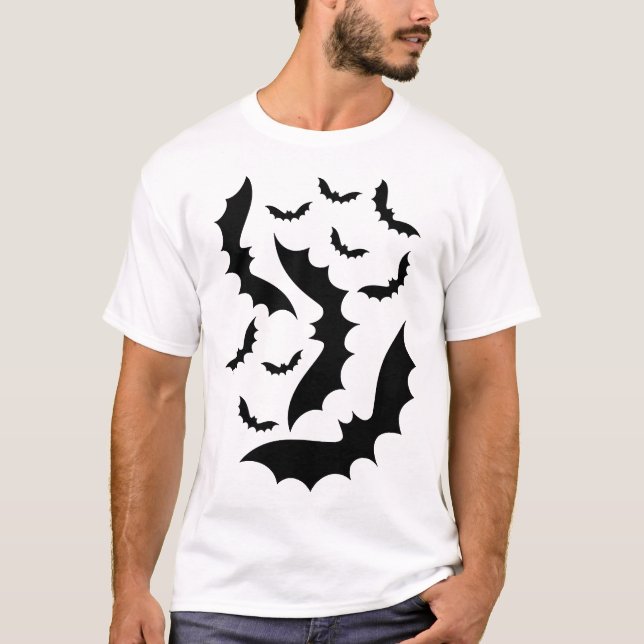 Halloween-Fledermäuse    T-Shirt (Vorderseite)