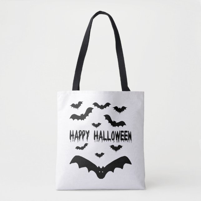 Halloween-Fledermäuse Tasche (Vorderseite)