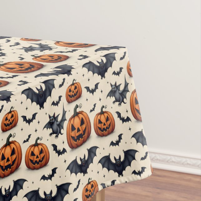 Halloween-Fledermäuse Tischdecke (Beispiel)