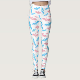 Halloween Fledermäuse Trans Pride Colors Leggings
