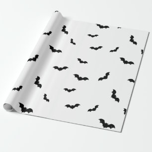 Halloween-Fledermausmuster Gruselig Geschenkpapier
