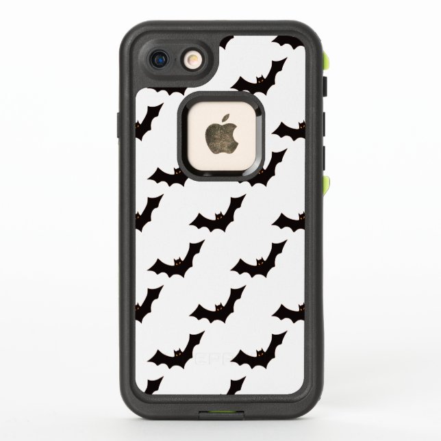 Halloween, Fledermausmuster, Trick oder Trete, Boo (Rückseite)