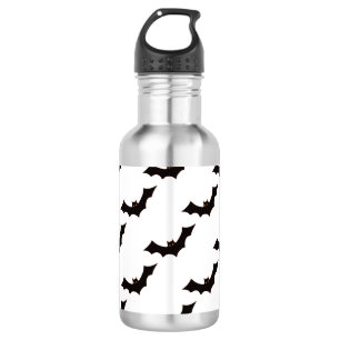 Halloween, Fledermausmuster, Trick oder Trete, Boo Edelstahlflasche