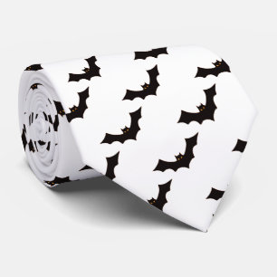 Halloween, Fledermausmuster, Trick oder Trete, Boo Krawatte