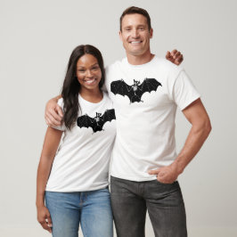 Halloween-Fledermausskelett T-Shirt