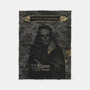Halloween Fleece Blanket Grimischer Sensenmann