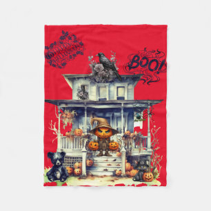 Halloween Fleecedecke