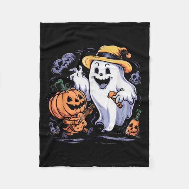 Halloween Fleecedecke (Vorderseite)