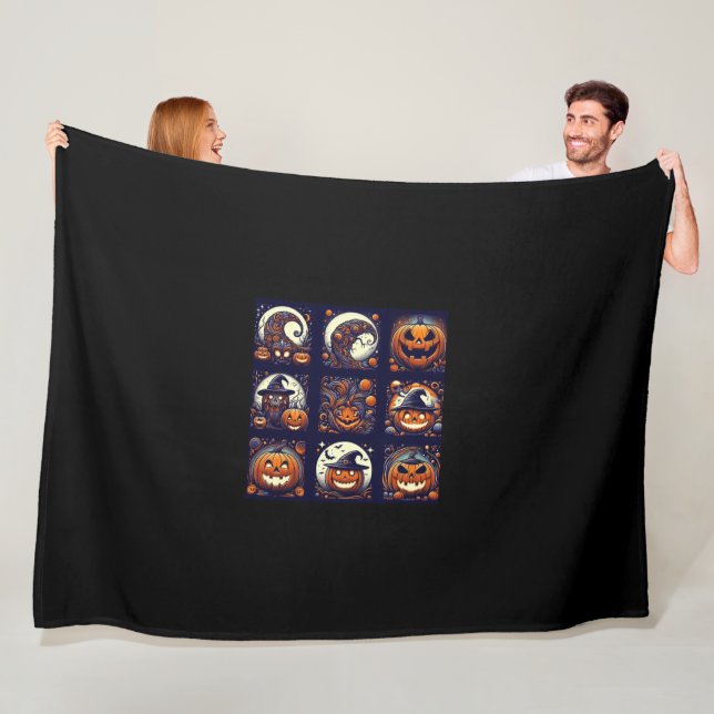 Halloween Fleecedecke (Beispiel)