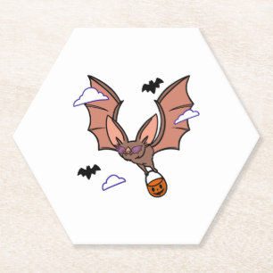 Halloween fliegende Fledermaus süß Untersetzer